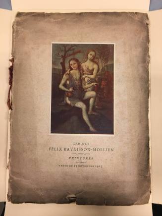 Catalogue of Paintings from the Cabinet of the Late Félix Ravaisson-Mollien