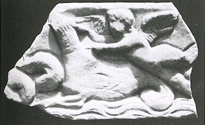 Fragment of a Lid of a Sarcophagus