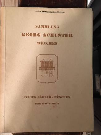 Collection of Georg Schuster, Munich