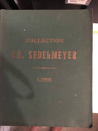 Catalogue of Paintings Composing the Collection of Ch. Sedelmeyer: First Sale