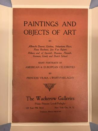 Paintings and Objects of Art