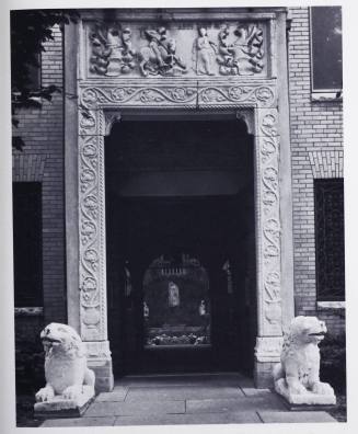 Doorway with Relief of Saint George and the Dragon