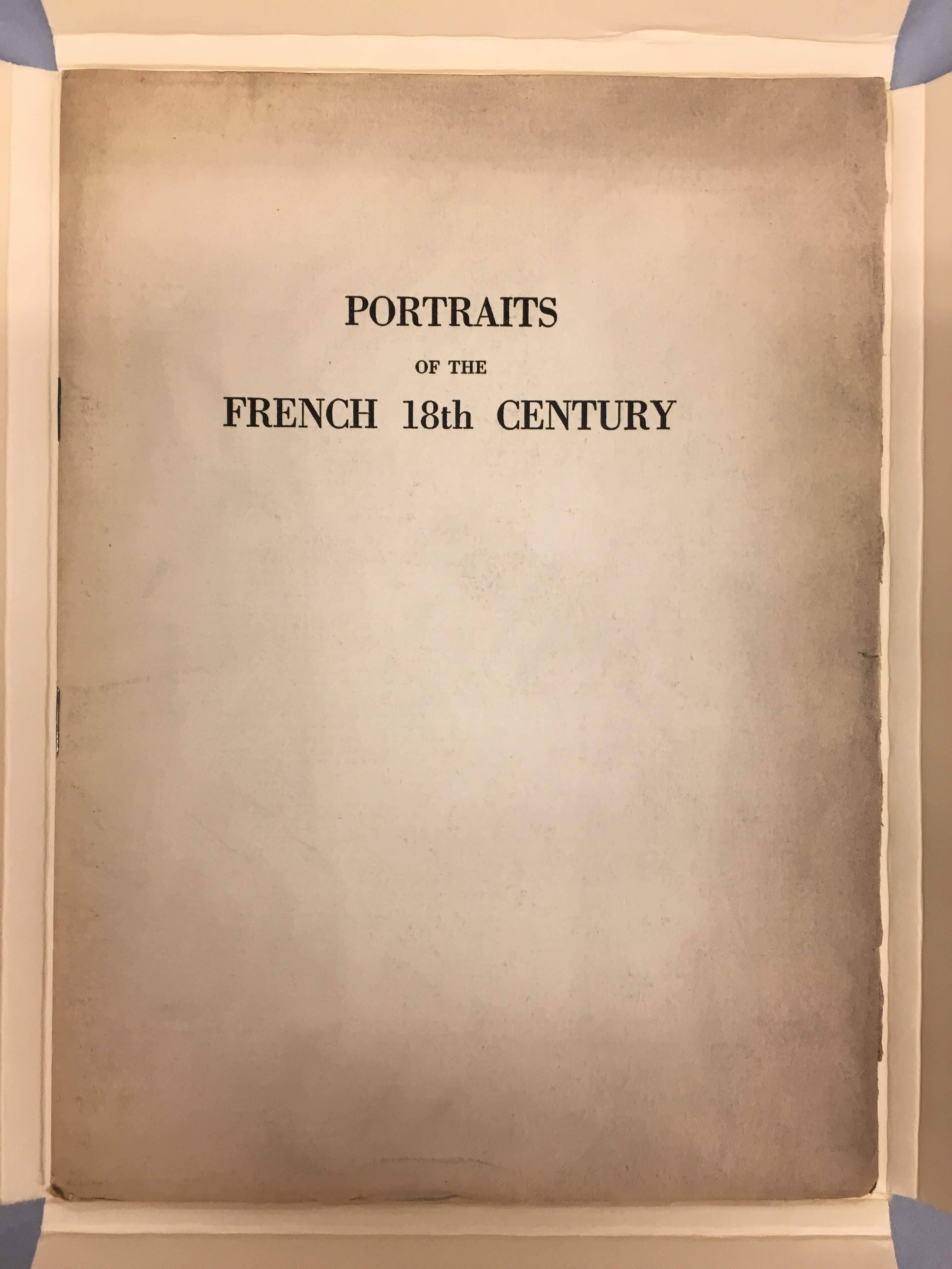 Exhibition, Portraits of the French 18th Century